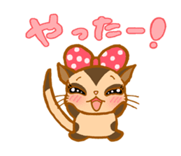 Kawaii!.Sticker of Flying squirrel sticker #3642351