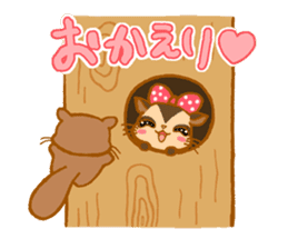 Kawaii!.Sticker of Flying squirrel sticker #3642363