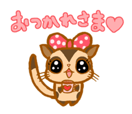 Kawaii!.Sticker of Flying squirrel sticker #3642364