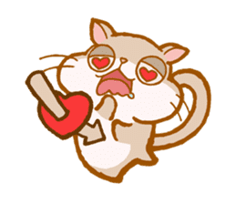 Kawaii!.Sticker of Flying squirrel sticker #3642379