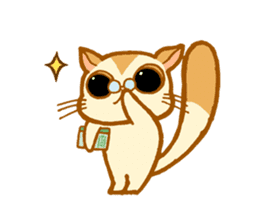 Kawaii!.Sticker of Flying squirrel sticker #3642380