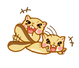 Kawaii!.Sticker of Flying squirrel sticker #3642381