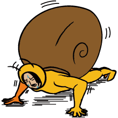 Daily life of the certain snail