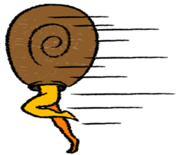 Daily life of the certain snail sticker #3642509