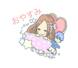 The girl who is in love! sticker #3642543