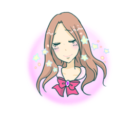 The girl who is in love! sticker #3642546