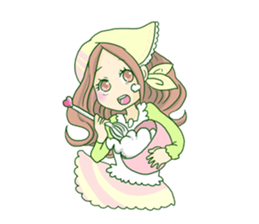 The girl who is in love! sticker #3642549