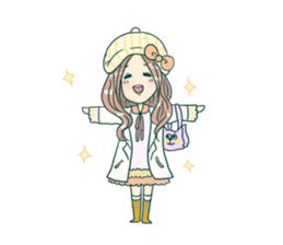 The girl who is in love! sticker #3642555