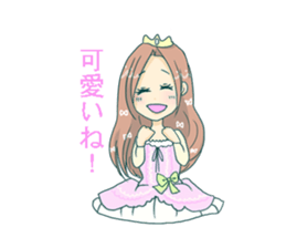 The girl who is in love! sticker #3642557