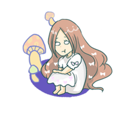 The girl who is in love! sticker #3642558