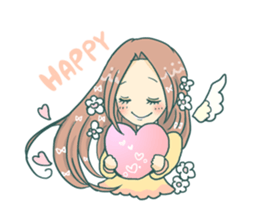 The girl who is in love! sticker #3642560