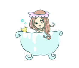 The girl who is in love! sticker #3642567