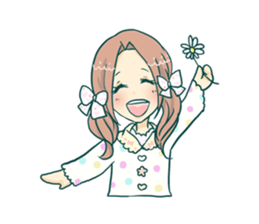 The girl who is in love! sticker #3642568