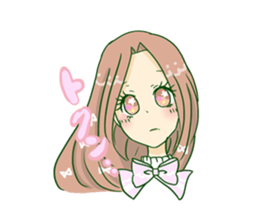 The girl who is in love! sticker #3642570