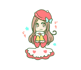 The girl who is in love! sticker #3642573