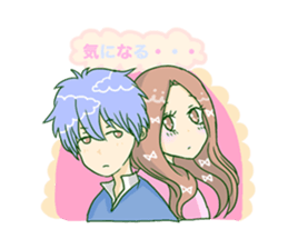 The girl who is in love! sticker #3642575