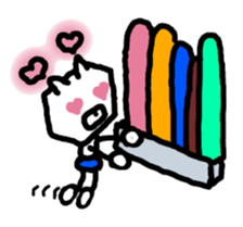 RoboBear loves Snowboarding and Trick sticker #3642889