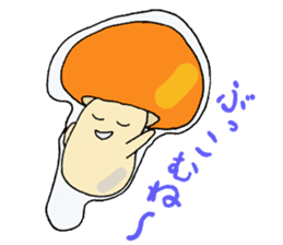 Moist mushrooms sticker #3642996