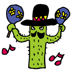 Funny everyday of cactus "Pancho"