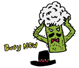 Funny everyday of cactus "Pancho" sticker #3643390