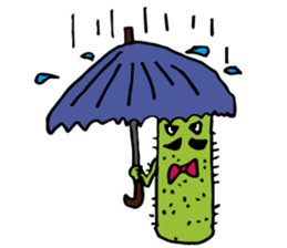 Funny everyday of cactus "Pancho" sticker #3643403