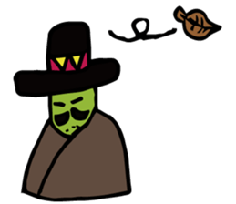 Funny everyday of cactus "Pancho" sticker #3643419