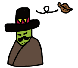 Funny everyday of cactus "Pancho" sticker #3643419