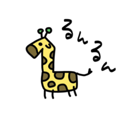 Funny Square Animals sticker #3643526