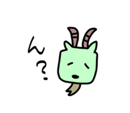 Funny Square Animals sticker #3643533