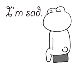 Rabbit sticker of a red eye sticker #3643601