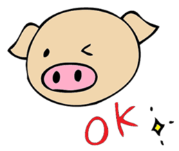Mr. pig likes very much! part1 sticker #3644318