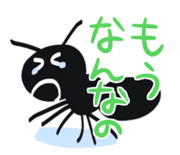 snails and ants sticker #3644598