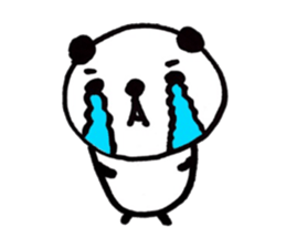 Greetings stamp of the panda sticker #3645048