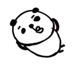 Greetings stamp of the panda sticker #3645056