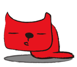 Funny and the red dog sticker #3645196