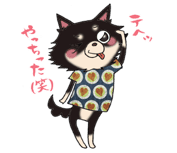 kyururun chihuahua & poison chihuahua 2 sticker #3646070