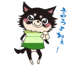 kyururun chihuahua & poison chihuahua 2 sticker #3646083