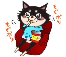 kyururun chihuahua & poison chihuahua 2 sticker #3646101