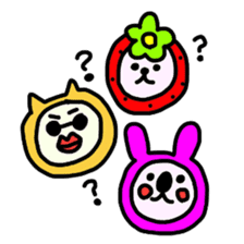 A fairy and friends of the strawberry sticker #3646272