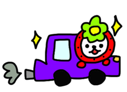 A fairy and friends of the strawberry sticker #3646275