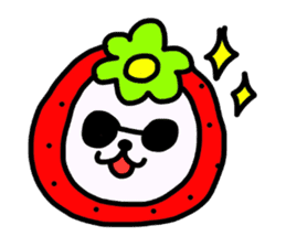 A fairy and friends of the strawberry sticker #3646279