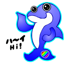 Kawaii Dolphin sticker #3646545