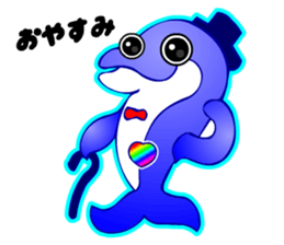 Kawaii Dolphin sticker #3646548
