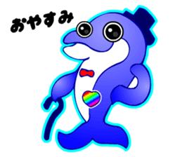 Kawaii Dolphin sticker #3646548
