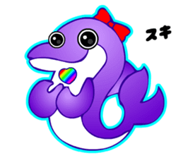 Kawaii Dolphin sticker #3646556