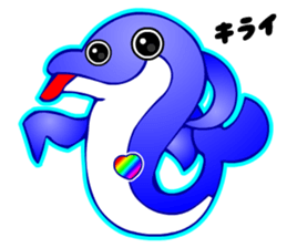Kawaii Dolphin sticker #3646557