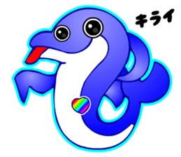 Kawaii Dolphin sticker #3646557