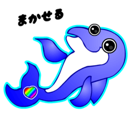 Kawaii Dolphin sticker #3646558