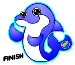Kawaii Dolphin sticker #3646564