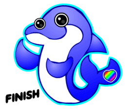 Kawaii Dolphin sticker #3646564